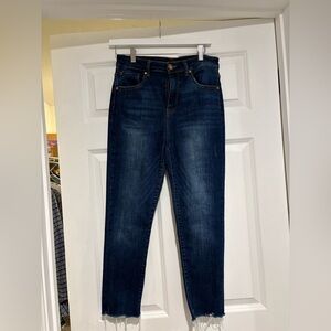 Risen Cropped Jeans